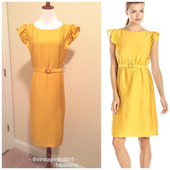 Anne Klein Dresses & Skirts - 🆕NWT Anne Klein Goldenrod Dress Sz 12